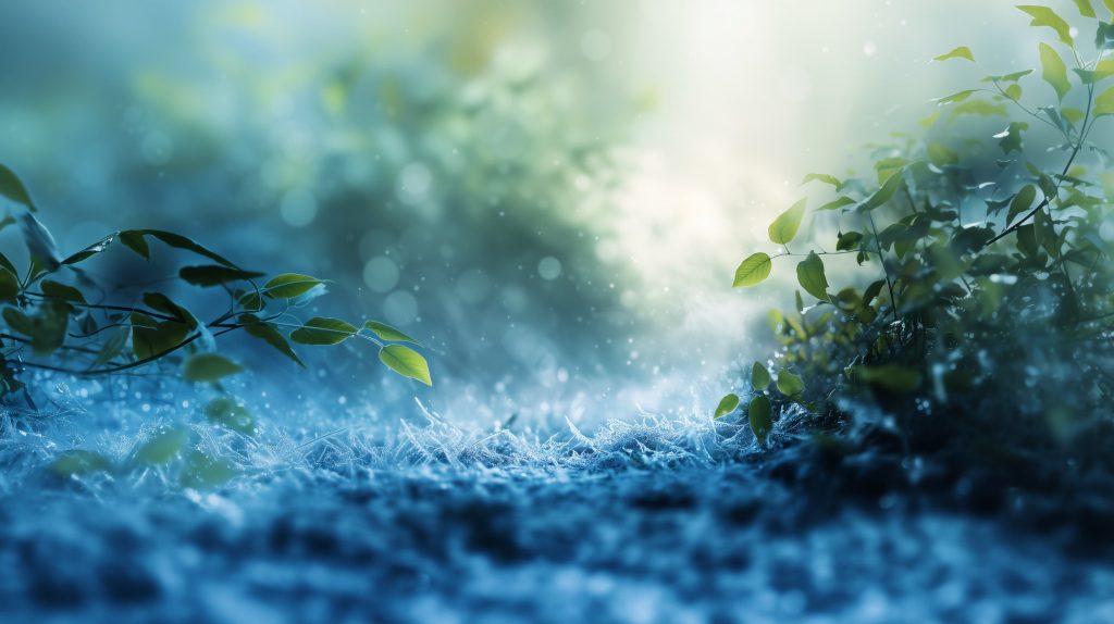 Forêt hivernale – Symbolique de l’énergie renouvelable et durable