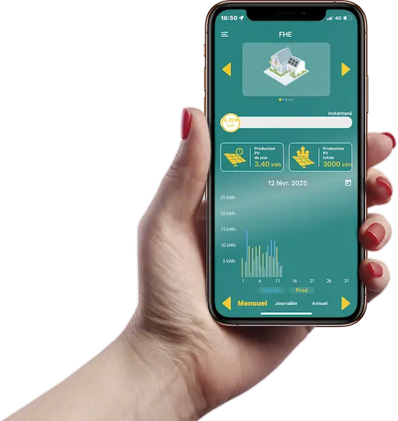 Application FHE Solar - Suivi de la production solaire en temps réel
